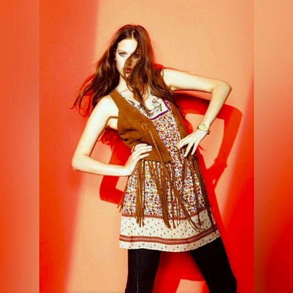 NWOT-Jessica Simpson Boho-Chic
Tamara Mini Dress in Tannin Floral Print–Size 1X - Picture 12 of 15